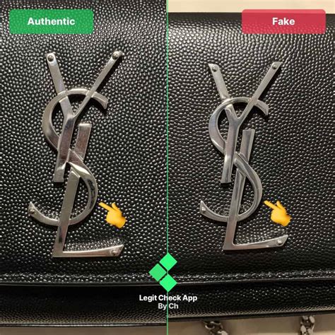 fake ysl bag vs real|ysl authenticity card.